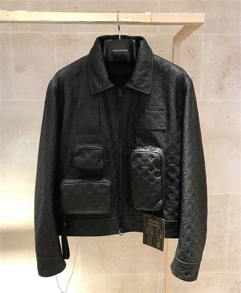 lv leather jacket price